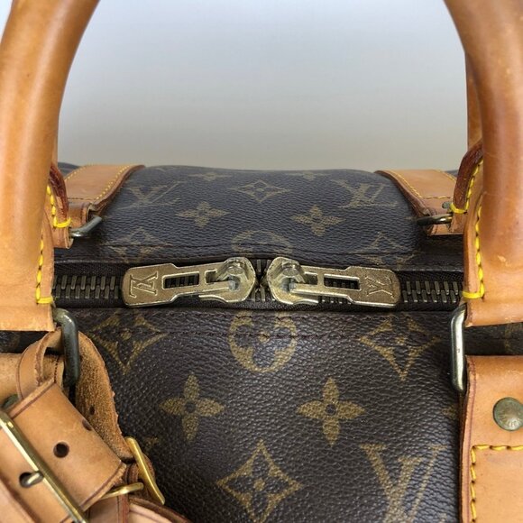 LOUIS VUITTON Brown Monogram Canvas Keepall 50 Boston Bag - Picture 9 of 12